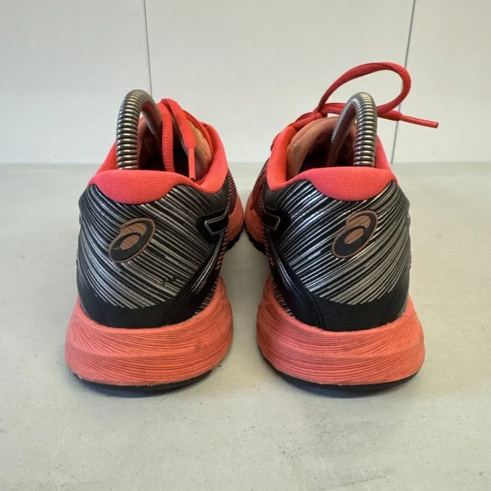 Asics Womens Dynaflyte‎ T6F8Y Coral Black Running Training Sneakers Size 9